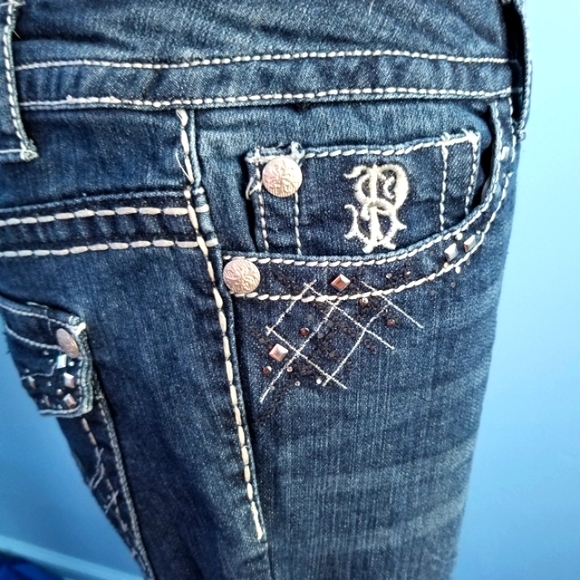 Paisley sky 12 bling flap pocket jeans - Picture 8 of 11